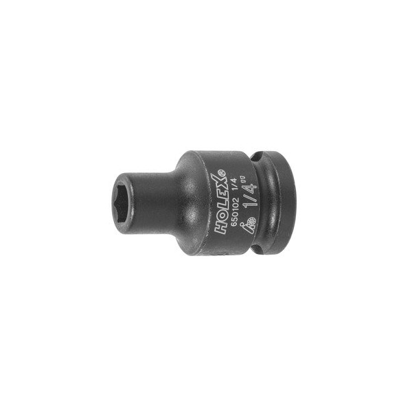 Holex Impact Socket, 3/8 inch Drive, 6 pt, 1/4 inch 650102 1/4 - main